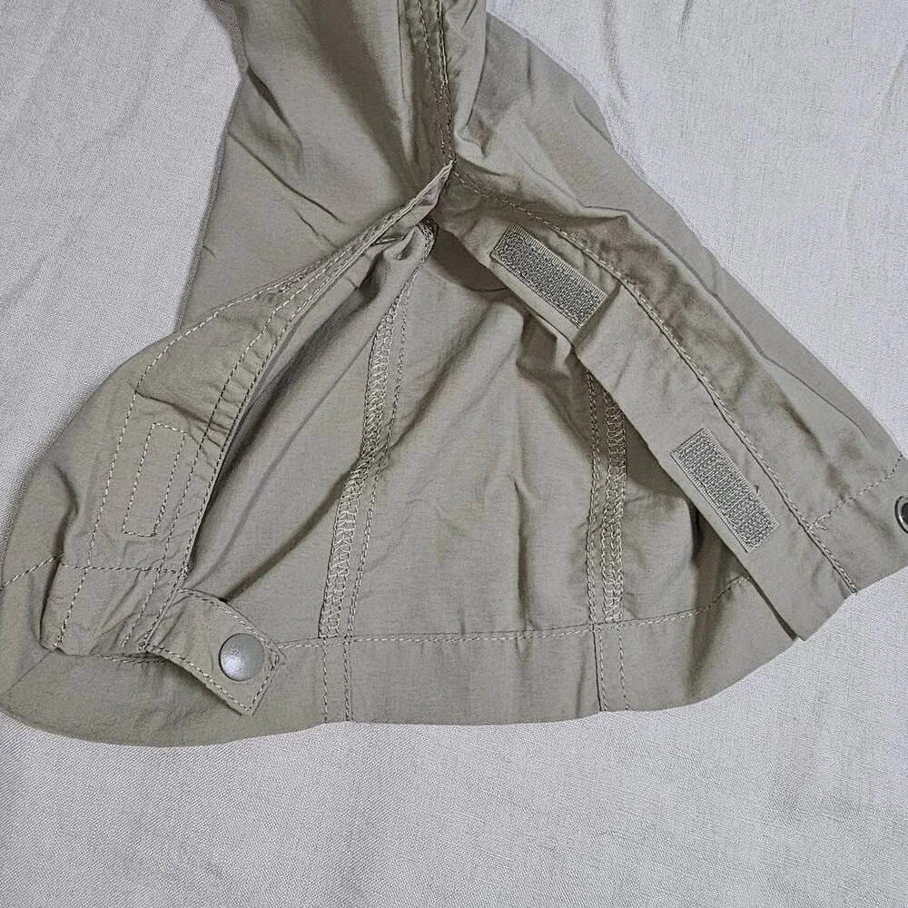 Columbia, Titanium Performance Convertible Khaki Cargo Pants Size Lg, Adj Ankles